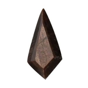NEW Natural Chocolate Sapphire Loose Kite Shaped Gemstone 2.7 Carats